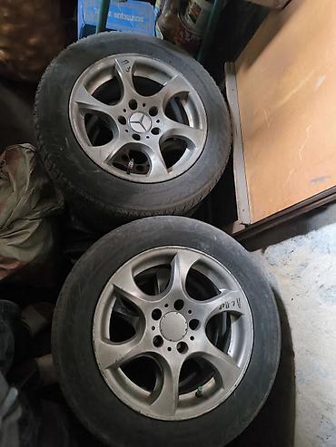 Шиналар жана дисктер: Дөңгөлөктөр монтажда 235 / 60 / R 16, Кыш, Колдонулган, Жуп, Жеңил унаалар, Куйма, тешиктери - 5 — 1