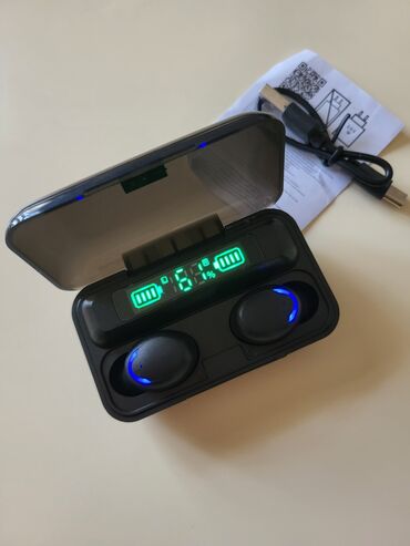 Микрофоны: Новый Беспроводные (Bluetooth) Наушники, цвет - Черный
