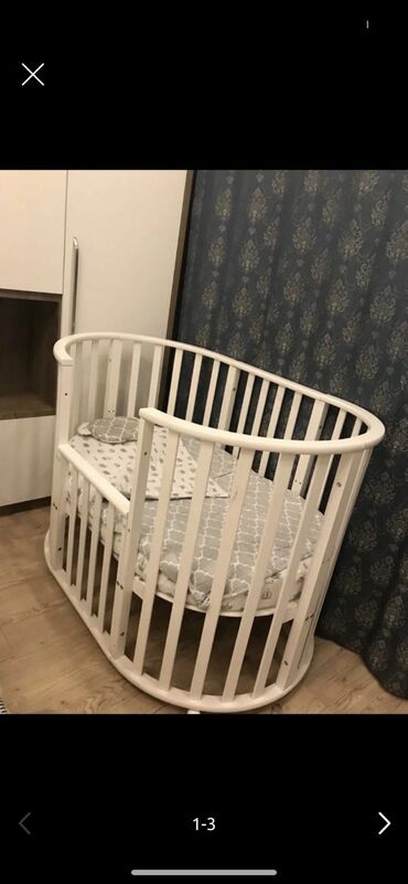 спальный бишкек: Детская кровать, в идеальном состоянии🥰 2 матраса идут в подарок🌸 Цена