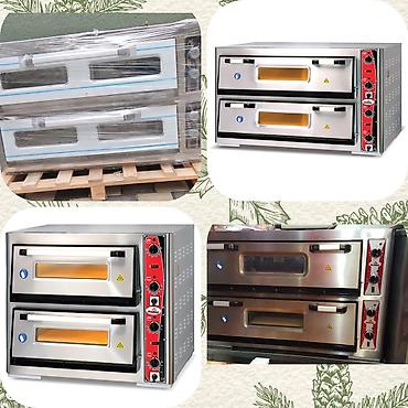 şamot: İkiqat kameralı elektrik pizza sobası - Profesyonal istifadə üçün — 1