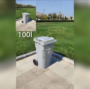 Tullantı qabları: Zibil qabi goodbin 1100 lt( kocurme var ) tullanti qabi Hem tekerli — 19