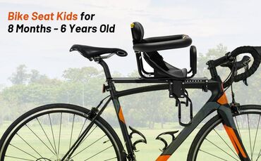 Dodaci za bicikl: Dečije sedište za bicikl – prednji nosač - Namenjeno za uzrast od 8 — 4