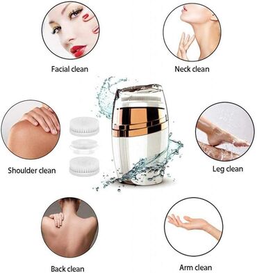 Aparati za čišćenje lica: Cena 1.850 dinara 3u1 Vodootporna cetka i masazer za lice Opis — 10