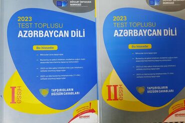 Kitablar, jurnallar, CD, DVD: Azərbaycan dili test toplusu.
ikisi birlikdə 8azn