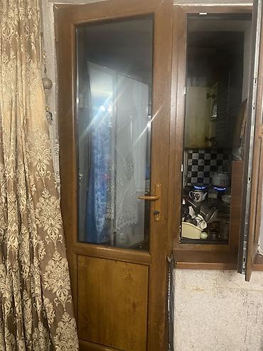 qapı altı rezin: PVC balkon qapısı və yan pəncərə dəsti 2ci əl super vəziyyətdə yeni — 2