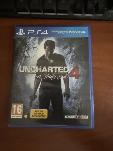 Oyun diskləri və kartricləri: Uncharted 4: A Thief's End, Macəra, İşlənmiş Disk, PS4 (Sony Playstation 4), Ünvandan götürmə, Pulsuz çatdırılma