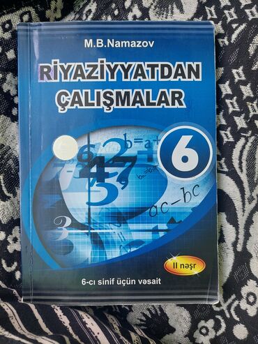 riyaziyyat 7 sinif metodik vesait: 6cı Siniflər Üçün Riyaziyyat Tapşırıq Kitabı. Az İşlənib. Yeni