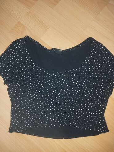 versace majice: H&M, S (EU 36), Cotton, color - Black
