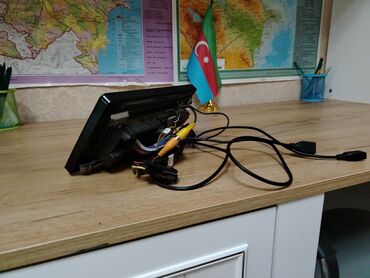 bt fm modulator: Avtomobil üçün multimedia başlıq (2DIN panel) - Ön paneldə geniş
