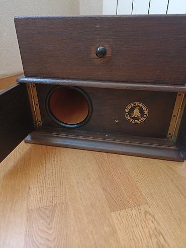 gramofon: Mexaniki 1900-cu il ALMANİYA istehsalı "EDEPHON" patifonu əla — 6