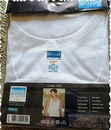 Kişi geyimləri: Мужские майки "Berrak", размер 54-L, 100 % cotton, в наличии 2 шт по — 2