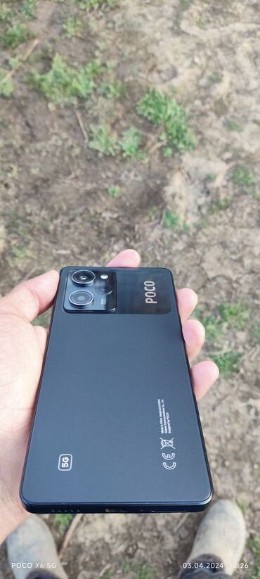 Мобильные телефоны: Poco X5 Pro 5G, Б/у, 256 ГБ, цвет - Черный, 2 SIM