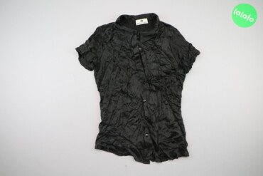 Сорочки та блузи: Блуза, XS, візерунок - Однотонний, колір - Чорний