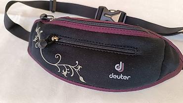 ar max: Torbica pederuša Deuter Neo Belt 1. Dve pregrade. Manjih je dimenzija — 5