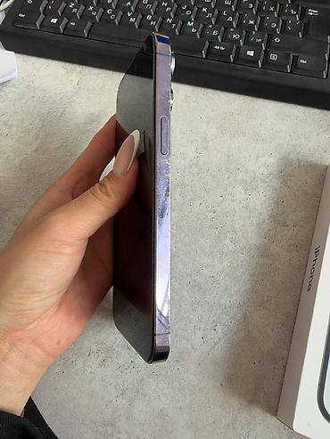планшет бу: IPhone 14 Pro, цвет Deep Purple 256 гб. Состояние отличное - Экран — 3