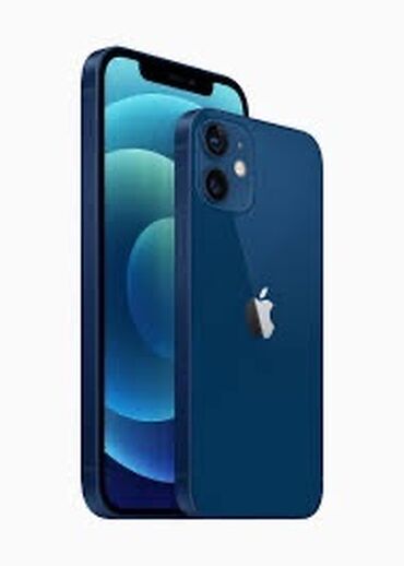 Apple iPhone: IPhone 12, Б/у, 64 ГБ, Blue Titanium, Зарядное устройство, Защитное стекло, Чехол, 94 %