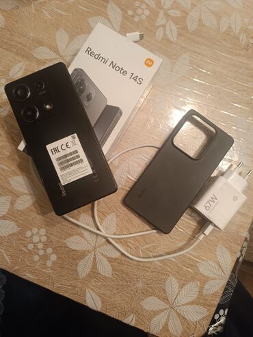 Xiaomi: Xiaomi Redmi Note 14 Pro, 256 GB, rəng - Qara, 
 Zəmanət, Sensor, Barmaq izi