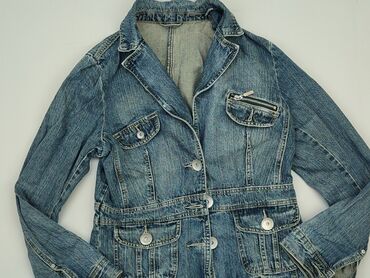 jeansowe spódniczki: Джинсова куртка жіноча, L, стан - Хороший