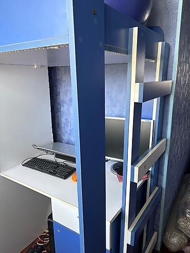 Детская мебель: RAZILASMA YOLU ILE ✅ Usaq /yeni yetmə otağı üçün mavi-ağ modular — 3