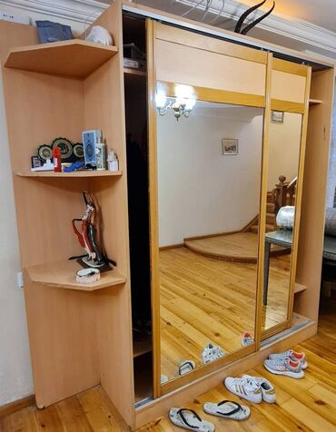 вешалка шкаф: Шкаф в прихожей, 2 двери, Купе, Прямой шкаф, Азербайджан