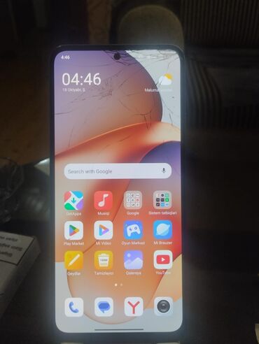 корпус для пк: Redmi 12, 128 GB, rəng - Yaşıl, Qırıq