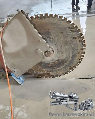 Beton işləri: Beton kəsimi və deşmə xidməti - Armaturlu/armatursuz beton, monolit — 1