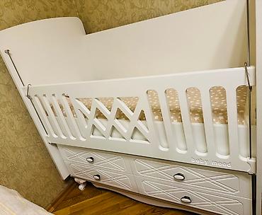 Beşiklər: Uşaq beşiyi – Baby Mood - Rəng: ağ - Material: MDF/taxta — 3