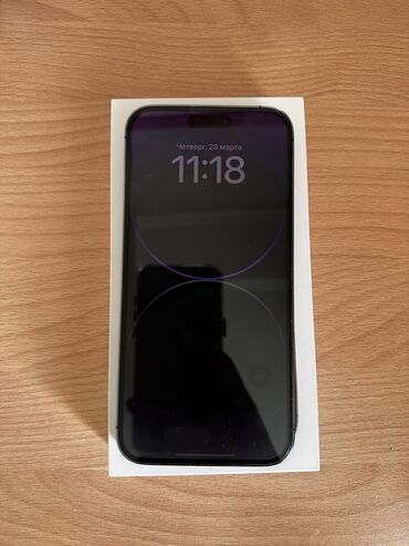 iphone 10 pro max: IPhone 14 Pro Max, Б/у, 256 ГБ, Deep Purple, Защитное стекло, Чехол, Кабель, 86 %