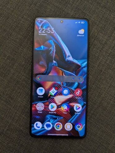 меняю на поко: Poco X5 Pro 5G, Колдонулган, 8 ГБ, түсү - Кара, 2 SIM