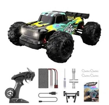 konstruktor maşınlar: RC Monster Truck – 1/16 miqyaslı, 2.4GHz uzaqdan idarəetmə ilə — 1