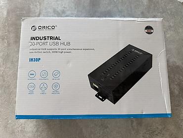 сетевой хаб: Промышленный USB‑хаб ORICO IH30P (30 портов) - 30 USB‑портов для — 1