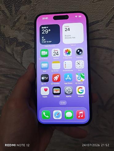iphone 2 el: IPhone 15, 256 GB, Qara, Face ID — 2