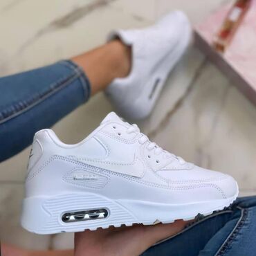 Patike: Nike air max 90 patike crne i bele ekokoža Novo Brojevi 36 do 46 fb — 2