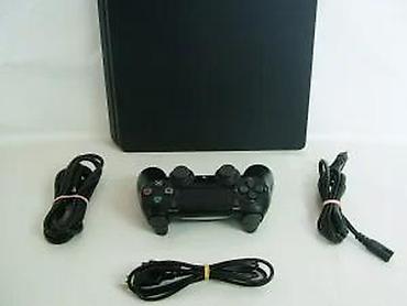 PS4 (Sony Playstation 4): U ponudi je Sony PlayStation 4 Slim. Konzola je odlično očuvana — 23