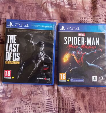 PS4 (Sony Playstation 4): Обмениваю диски spider man miles morales, the last of us remastered