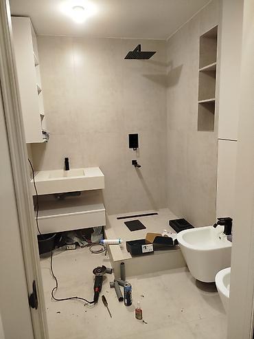 Ремонт под ключ: Укладка плитки договорная . Ремонт квартиры под ключ — 1