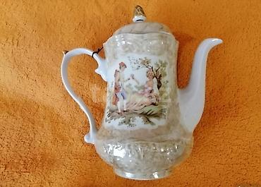 çay servis: Çay dəsti, rəng - Bej, Farfor, 5 nəfərlik, Polşa — 5