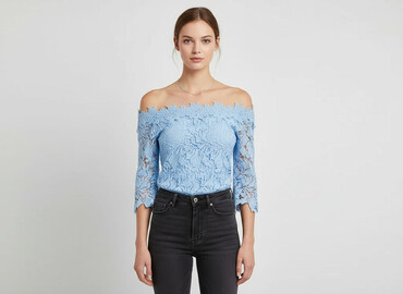 sukienki chabrowe dla puszystych: Women's blouse, size S