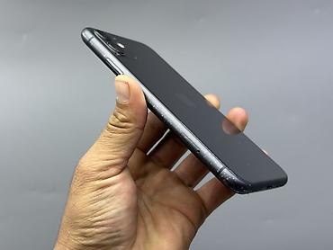 iphone 11 osh: IPhone 11, Б/у, 128 ГБ, Черный, Защитное стекло, Чехол, 71 % — 10
