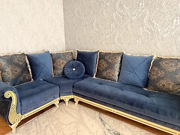 düz divan: İşlənmiş, Künc divan, Divan, Bazasız, Açılmayan — 2
