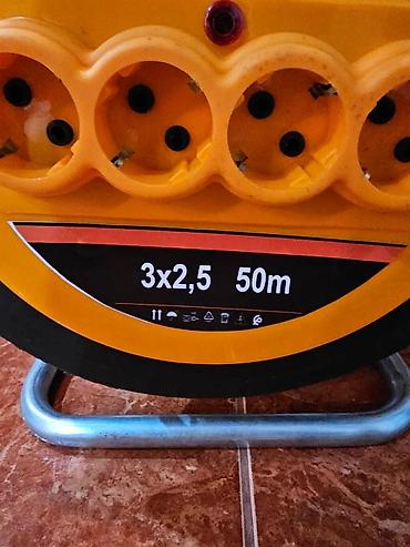 bacac diska: Produžni kabl na kalemu Royalkraft Swiss – 50 m - Dužina kabla: 50 m — 3