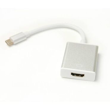 компьютерные мыши cirkuit planet: Kабель-переходник PowerPlant HDMI female - USB Type-C, 0.15m