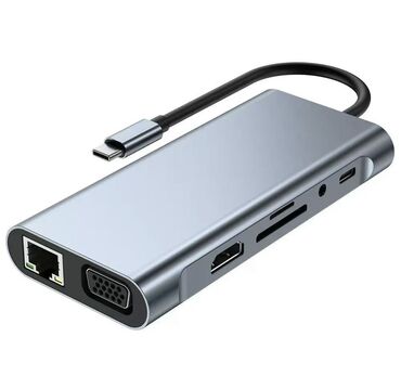 кабель оптика: Хаб 2110 11 in 1 TYPE-C to