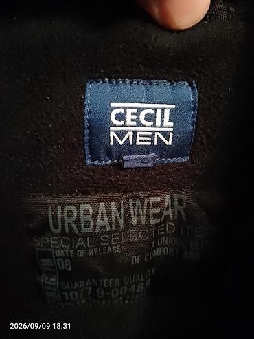 qar geyimi: CECEL MEN Urban Wear kişi gödəkçə - Rəng: qara qermaniya. - Stil — 4