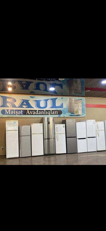 Soyuducular: Müxtəlif dizaynda və ölçülərdə soyuducu çeşidləri. Bu soyuducular