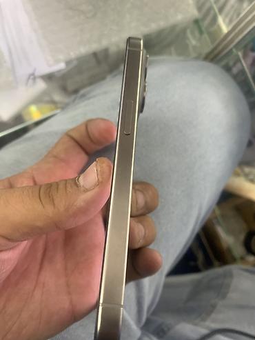 айфон продам: IPhone 15 Pro, Б/у, 128 ГБ, Natural Titanium, 81 % — 2