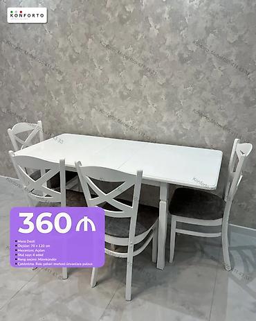 Masa dəsti – açılan mexanizmli - Ölçülər: 70 × 120 sm - Mexanizm