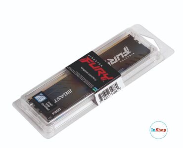 Оперативдик эс-тутум (RAM): Оперативдик эс-тутум, Жаңы, Kingston Fury, 16 ГБ, DDR4, 3200 МГц, ПК үчүн