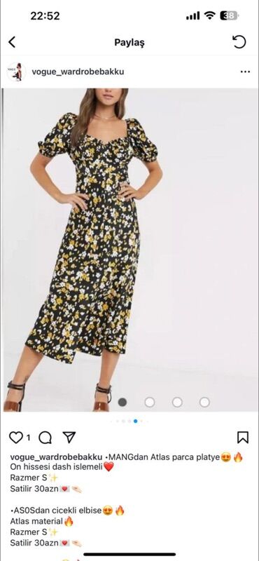 Gündəlik donlar: Gündəlik don, Midi, Zara, M — 95