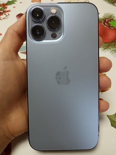 Apple iPhone: IPhone 13 Pro Max, Б/у, 128 ГБ, Graphite, Чехол, Коробка, 100 %